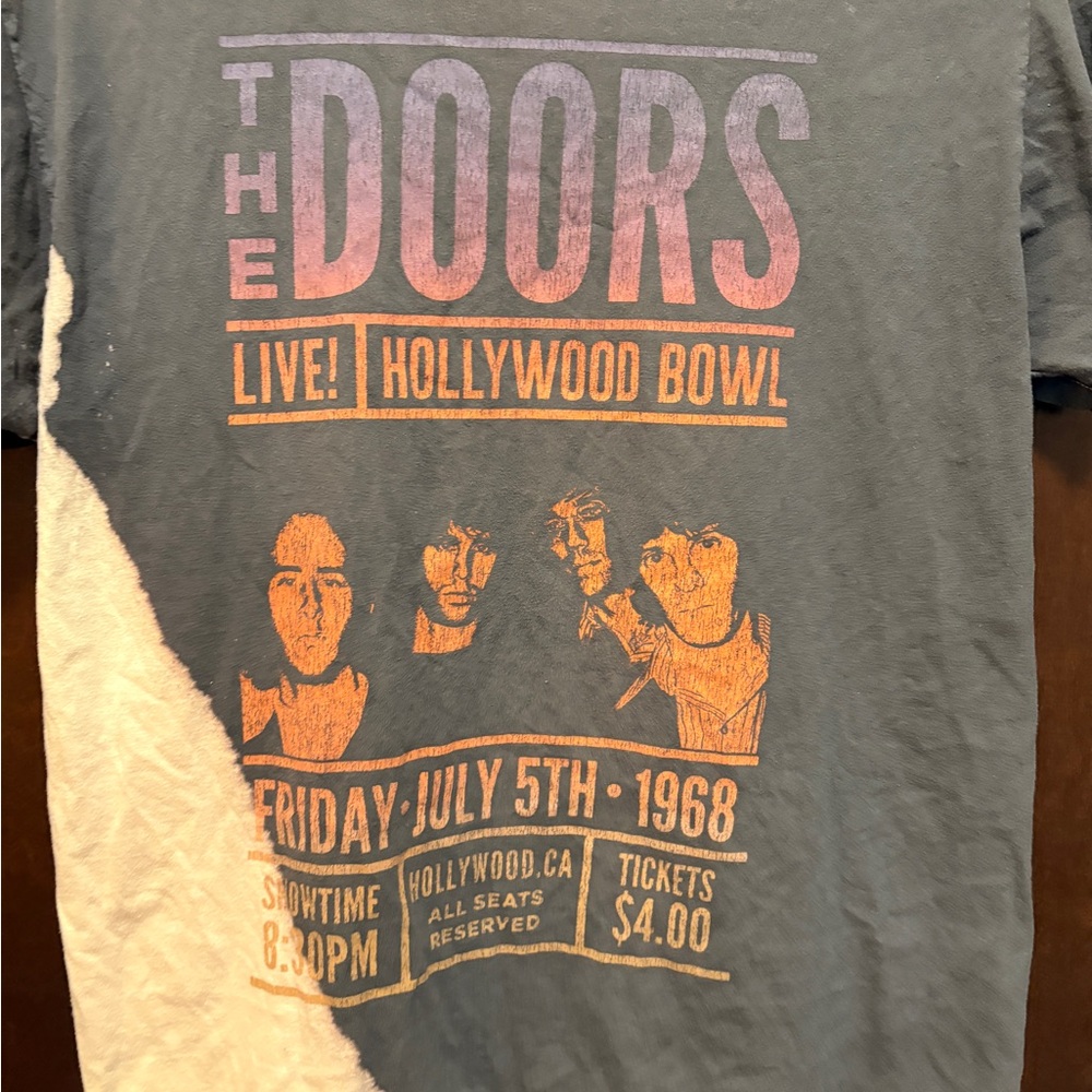 The Doors Graphic Tee - Gray and Cream - Picture 3 of 4